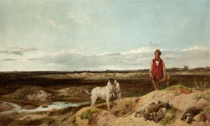 Chasse au furet, 1863